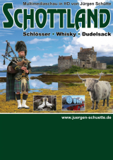 Filmplakat Schottland: Schlösser-Whisky-Dudelsack - mit dem Bulli durch die Highlands