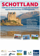 Filmplakat 4.000 km per Fahrrad durch Cornwall und Schottland